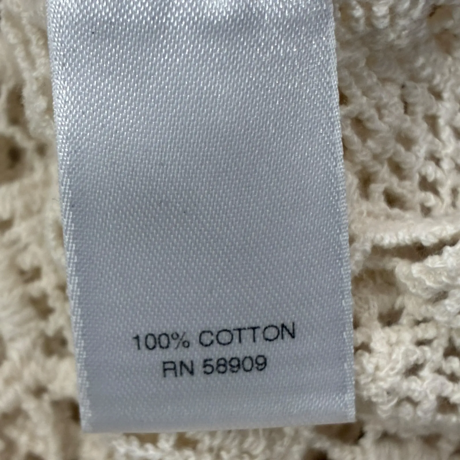 Chelsea & Violet Womens Crochet Lace Tank Top XS Ivory Boho Festival Coastal - Image 7