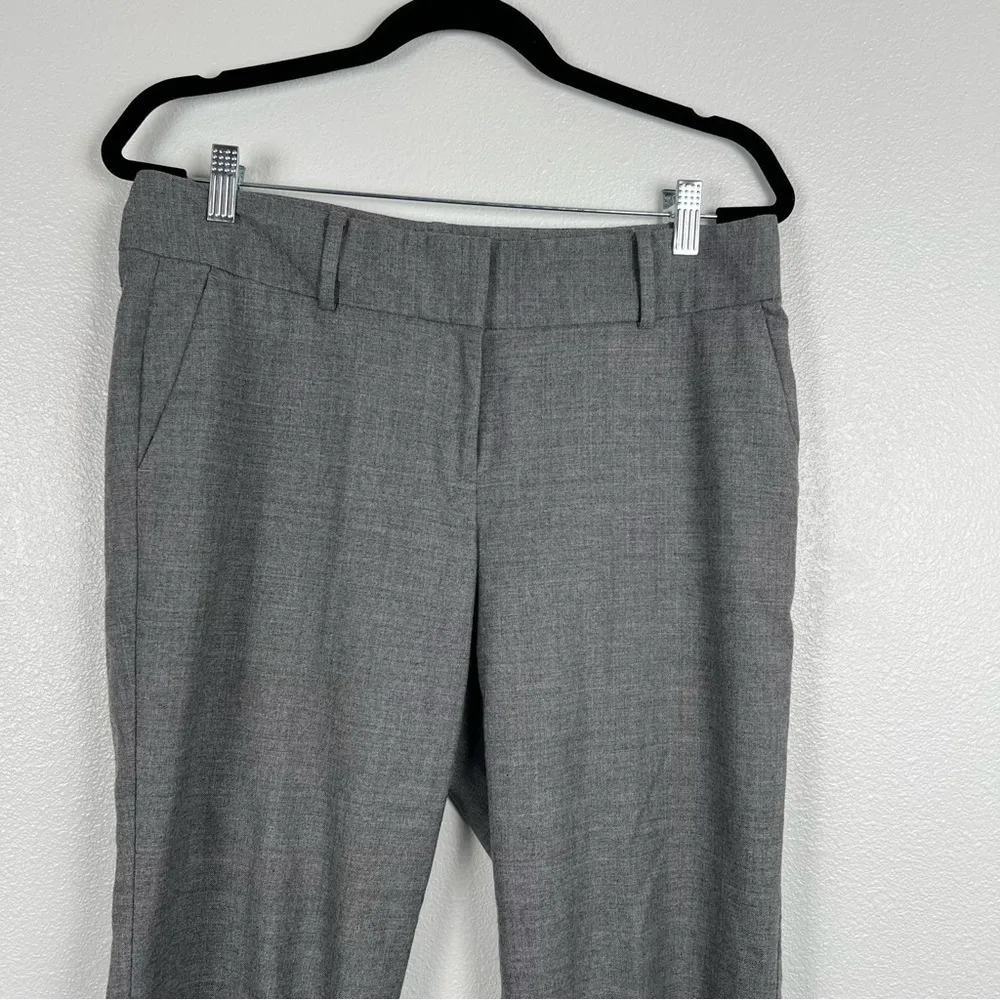 Ann Taylor Wool Blend Trousers‎ Gray Sz 8 - Image 2