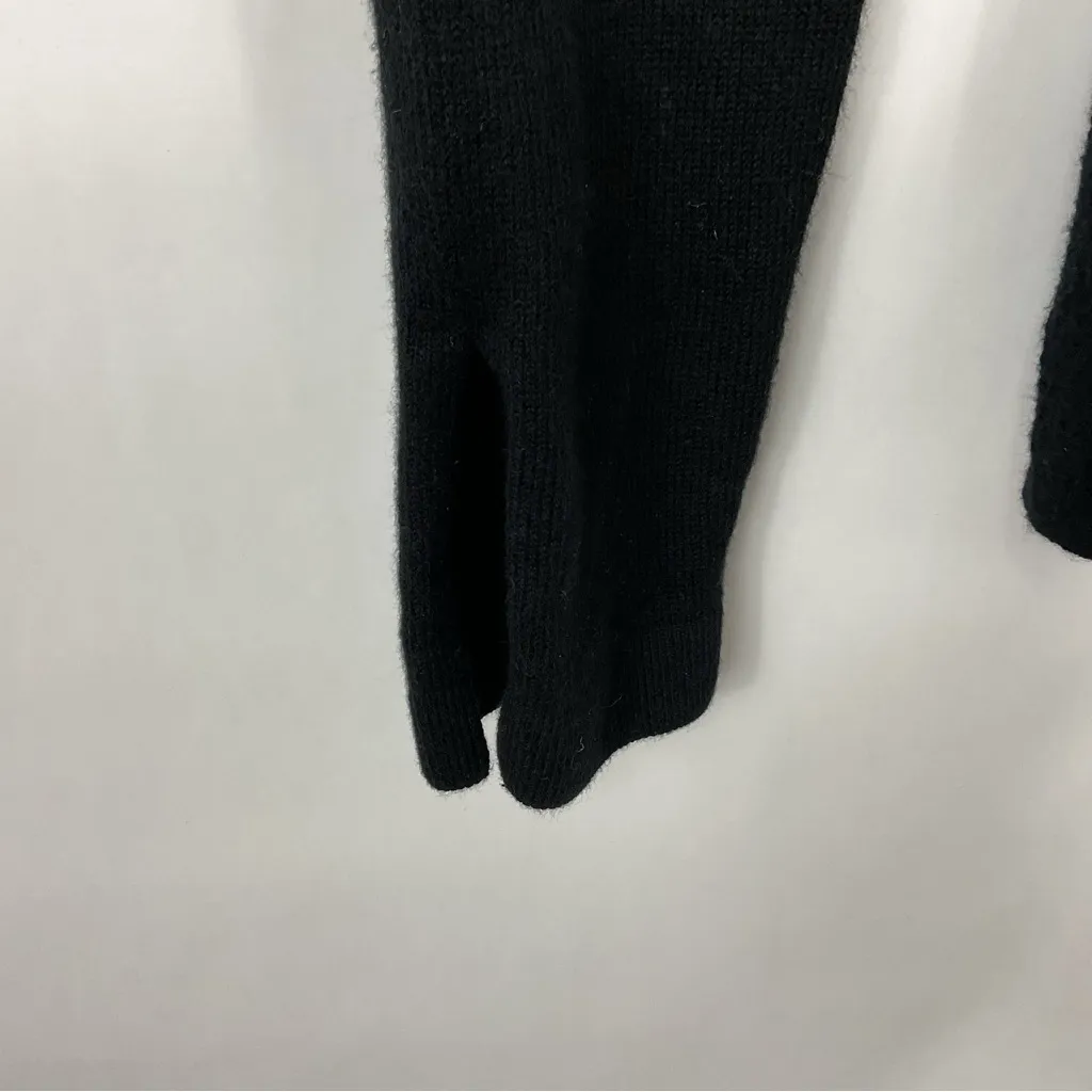 J.‎ McLaughlin Black V Neck Ribbed Sweater Size XS - Image 5