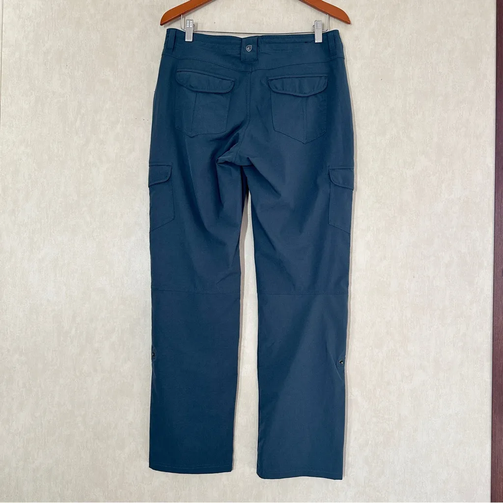 Kuhl Freeflex Roll-Up Pants Mid Rise Outdoor UPF 50+ Lightweight in Rainstorm 10 - Image 6