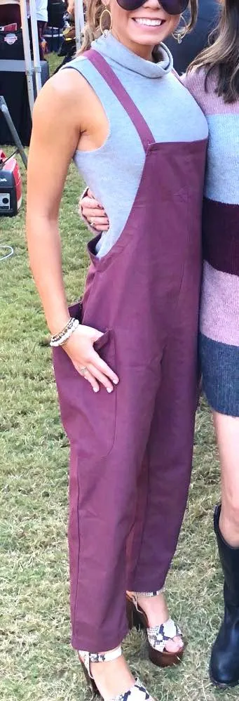 Mod Ref maroon overalls  - Image 3