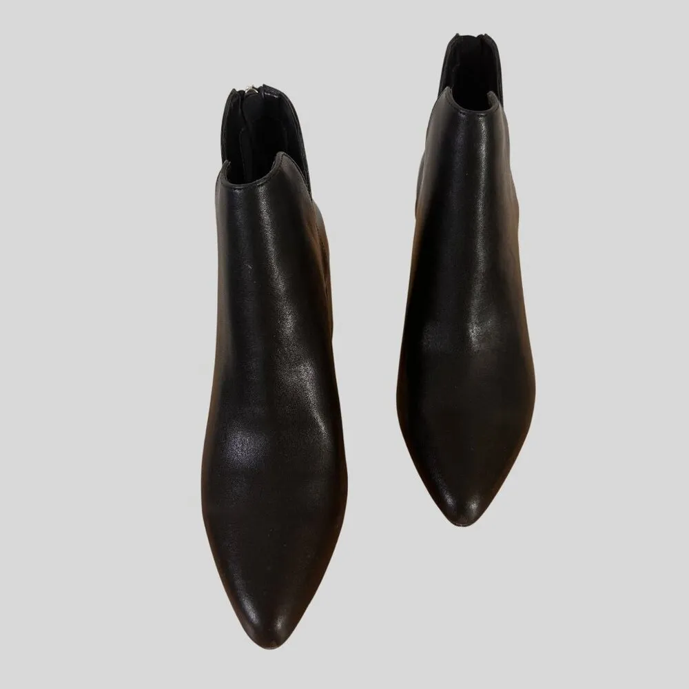 Aqua College Womens Ankle Fashion Boot Back Zipper Black Size 9M NWB - Image 4