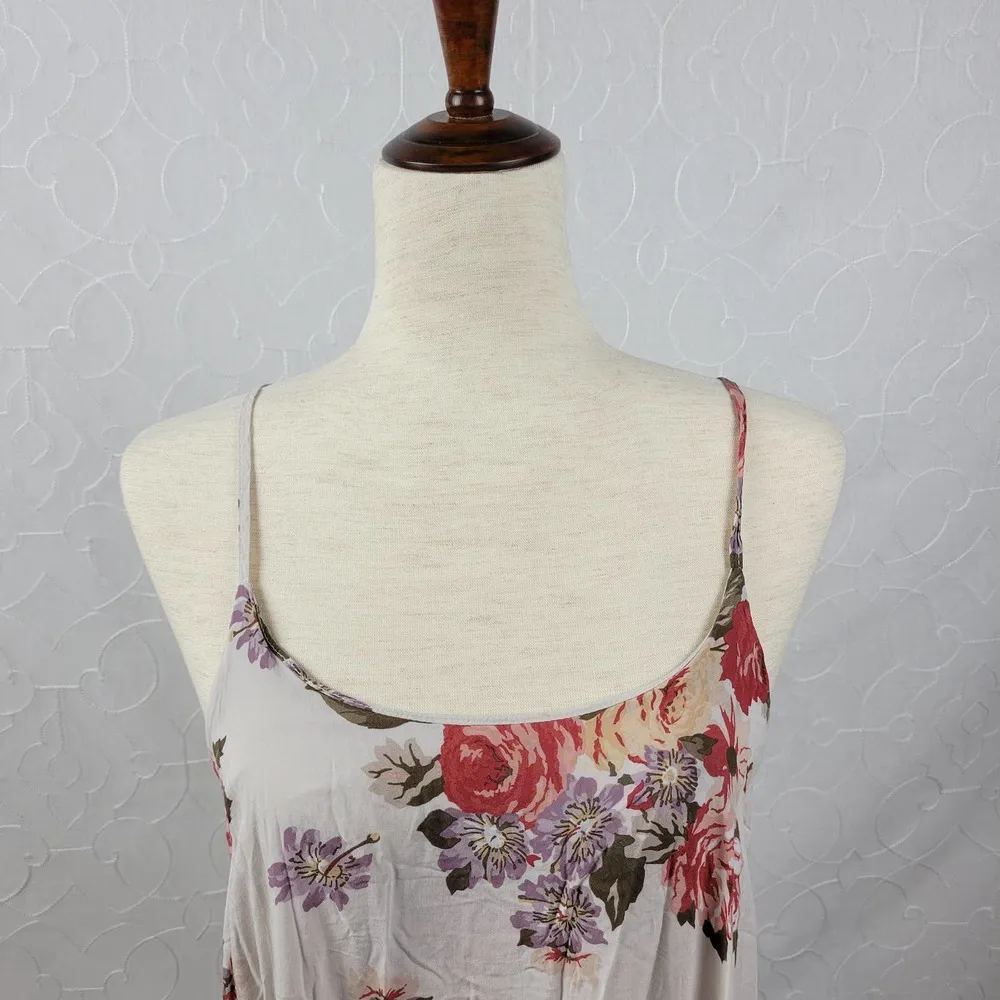Brandy Melville Women Slip Dress One Size Floral Sleeveless Mini Summer Sundress - Image 5
