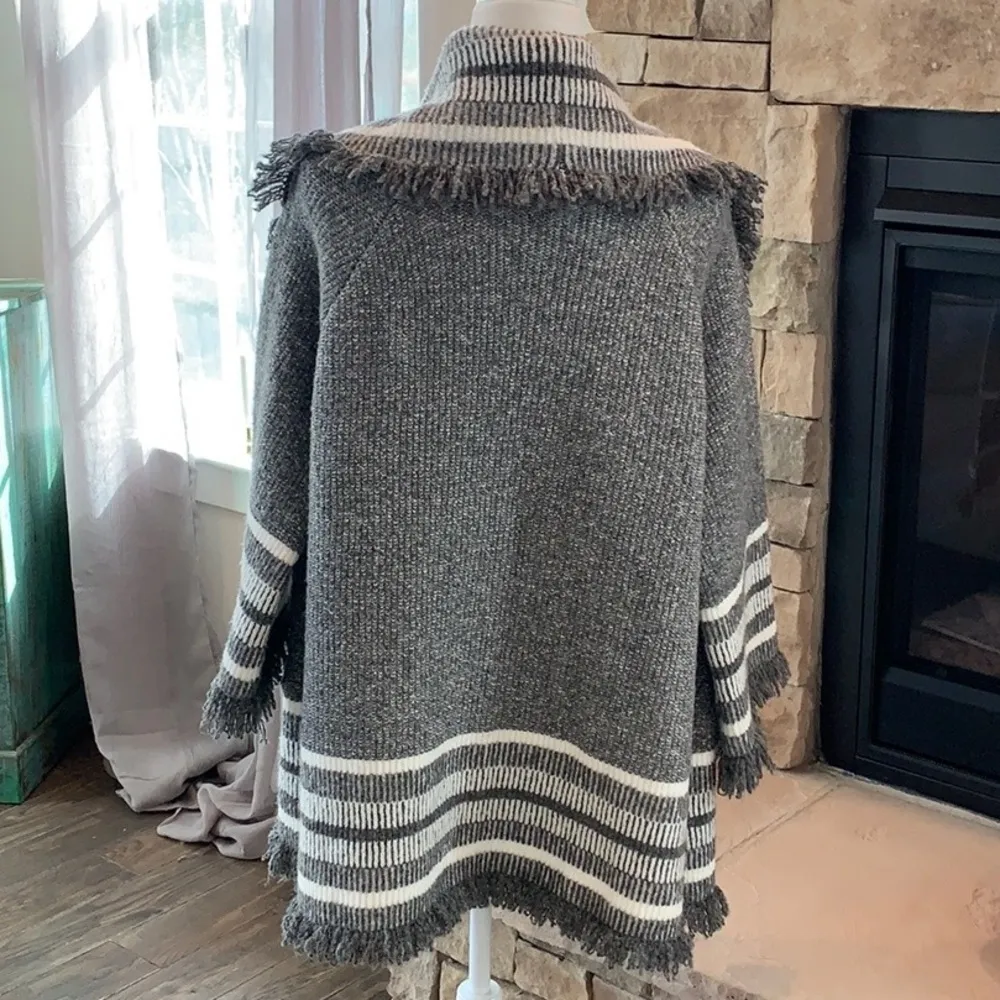 ANTHROPOLOGIE Saturday Sunday Oversized Chunky Knit Kimono Cardigan OS NEW - Image 7