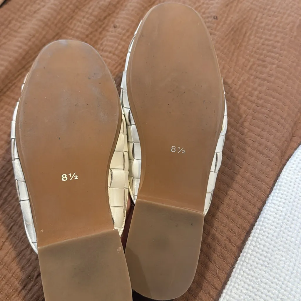 DIBA TRUE woven mules Slip-On white 8.5 - Image 7