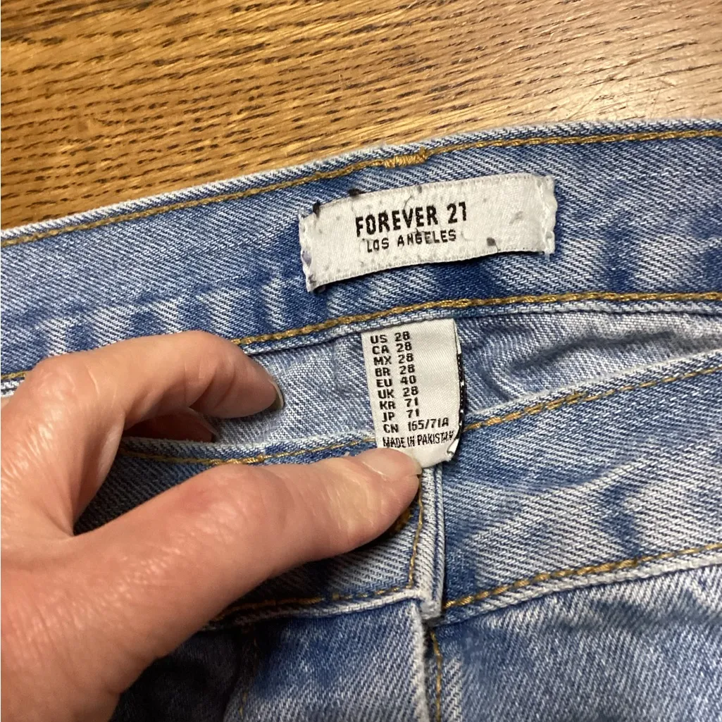 Forever 21 denim mini skirt. Size 28 - Image 7