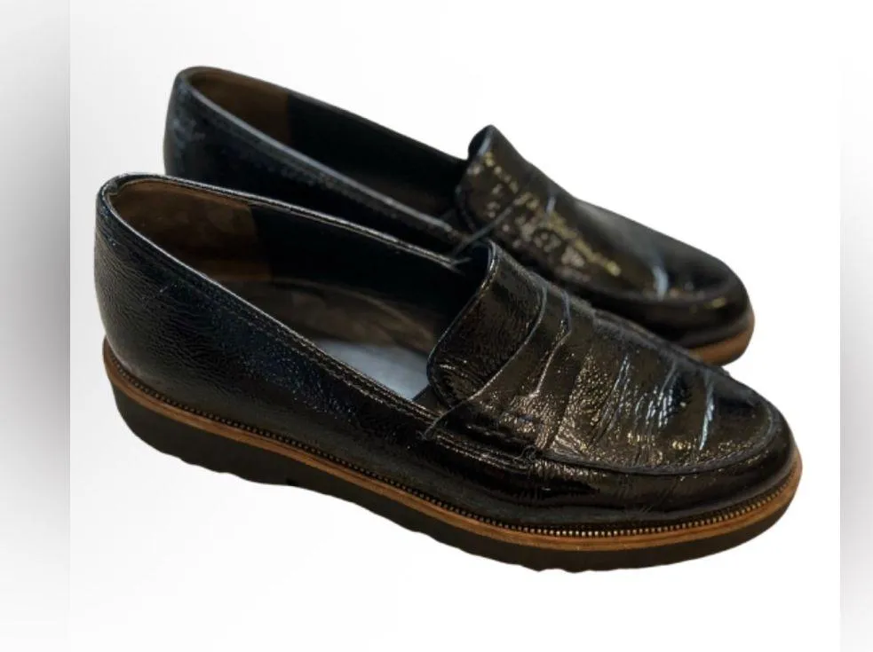 Paul Green Carmel Black Loafers Size 7.5 - Image 4