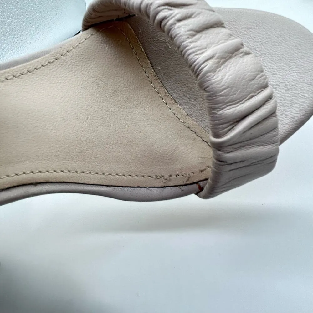 Journee Collection Sandals Womens 8.5‎ Off White Vidda Leather MSRP $149 NEW - Image 10