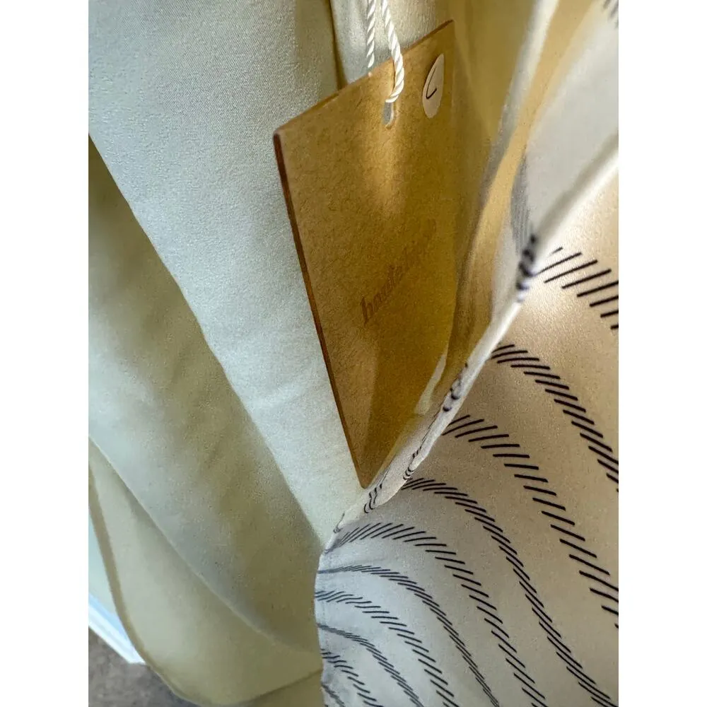 Haute Hippie NWT Striped Strappy Mini Dress in Ivory Size L - Image 8