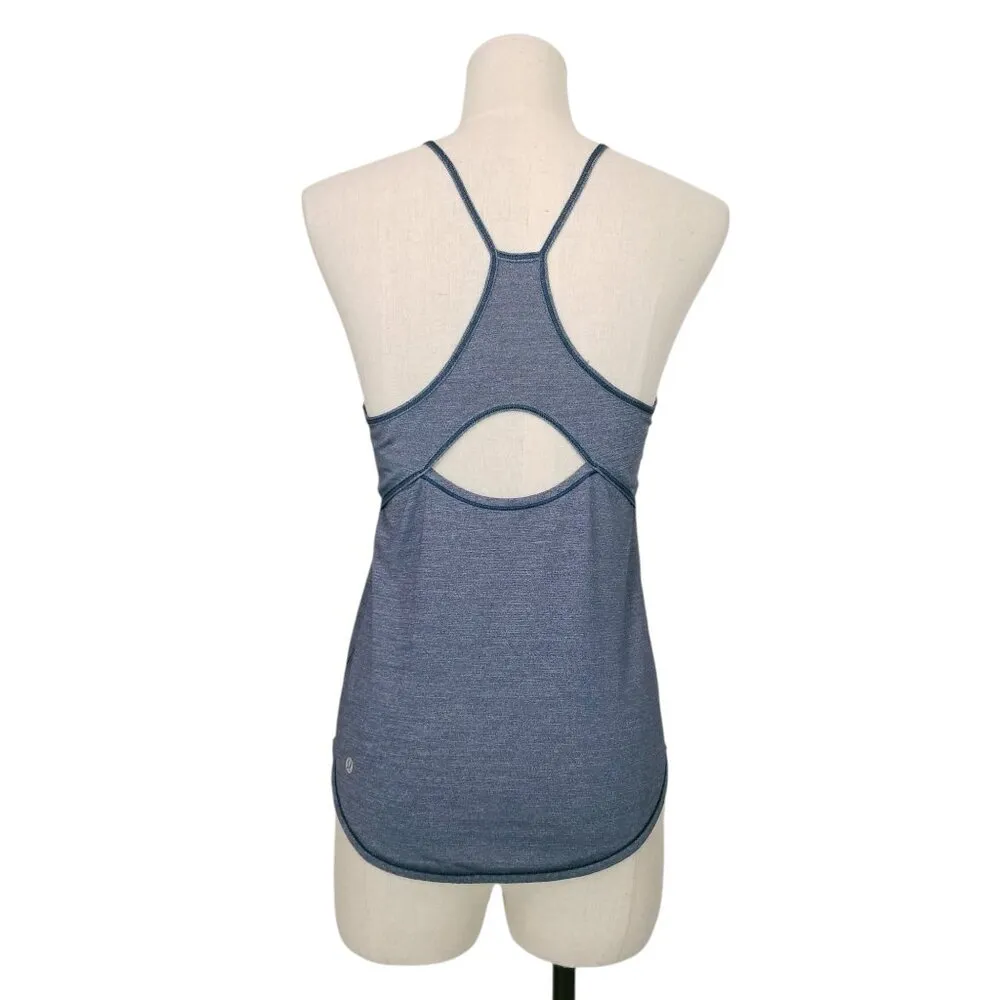 Lululemon Fast as Light Singlet Heathered Night Tide - Image 4
