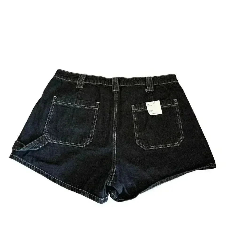 Vigoss Carpenter Black Solid Color Loop on Side Cotton Premium Quality High Rise - Image 3