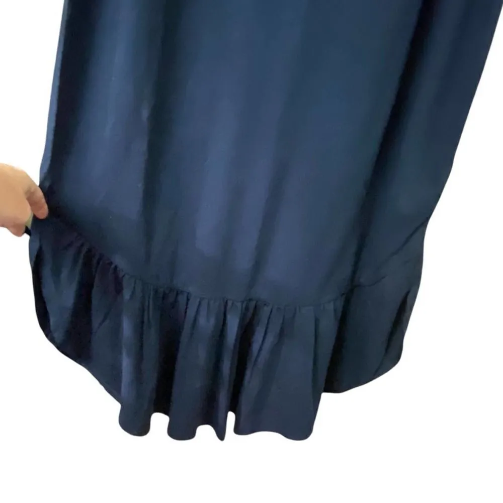 ella moss Mina Midi Dress Sleeveless Size Medium Mood Indigo Color - Image 6