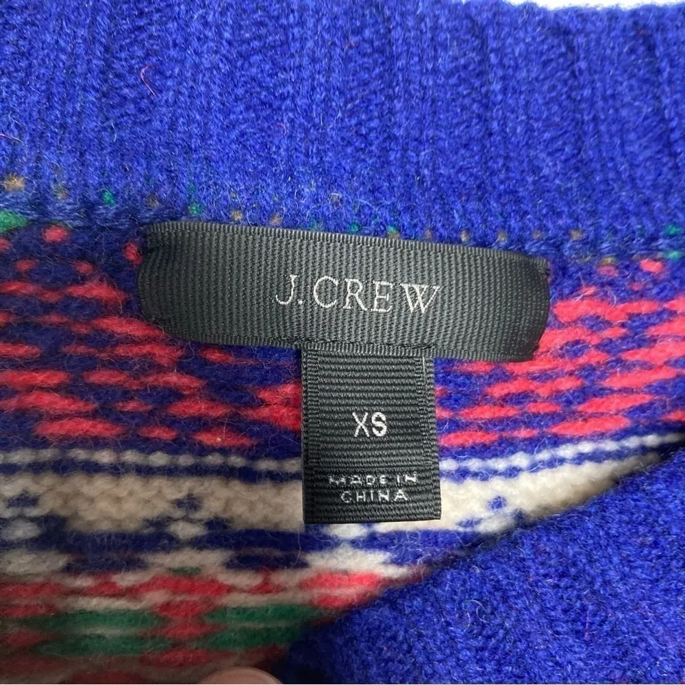 J. Crew 100% lambs wool‎ sweater size XS - Image 5