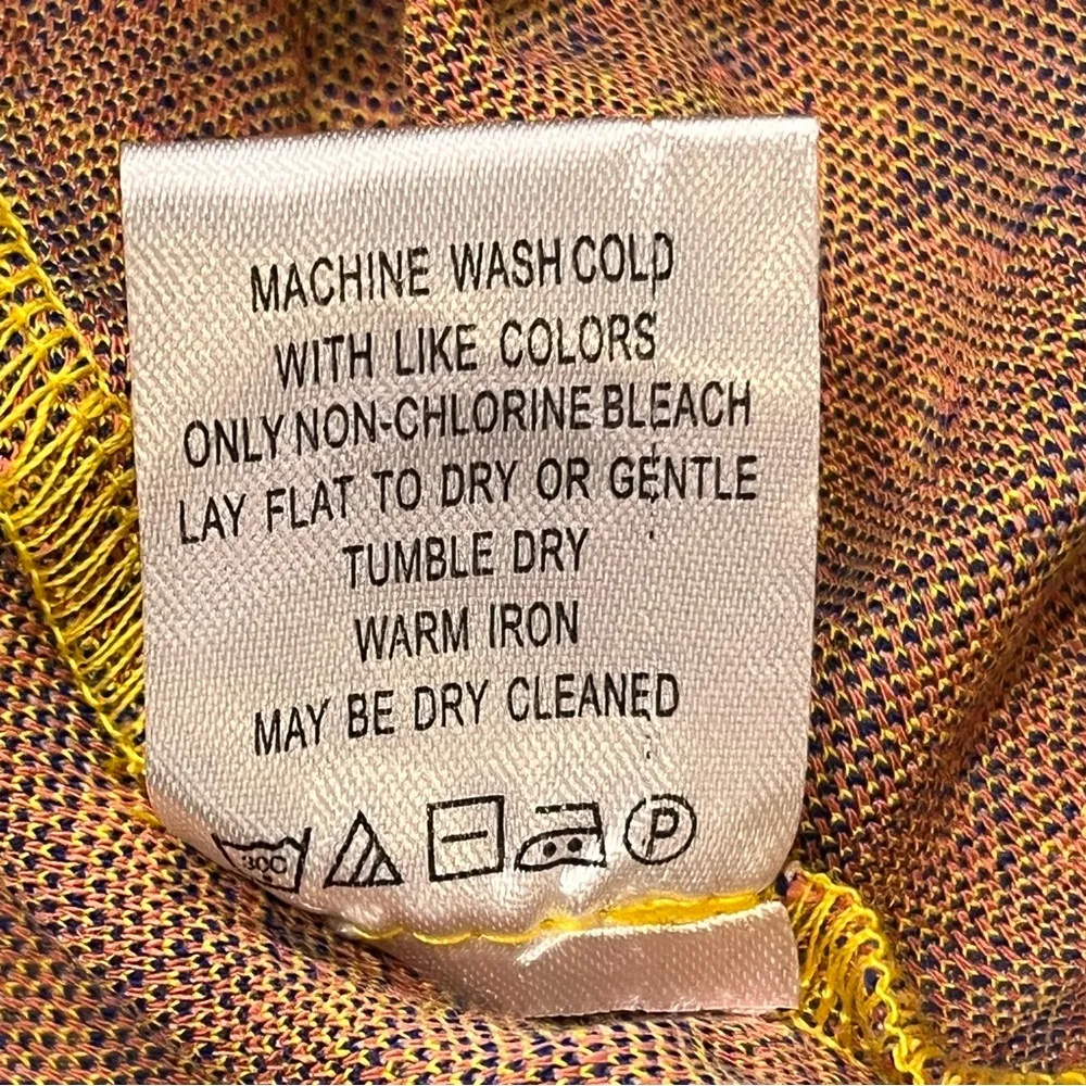 Tyler Boe V Neck Sleeveless Poppy Jacquard Retro Dress size Medium - Image 10