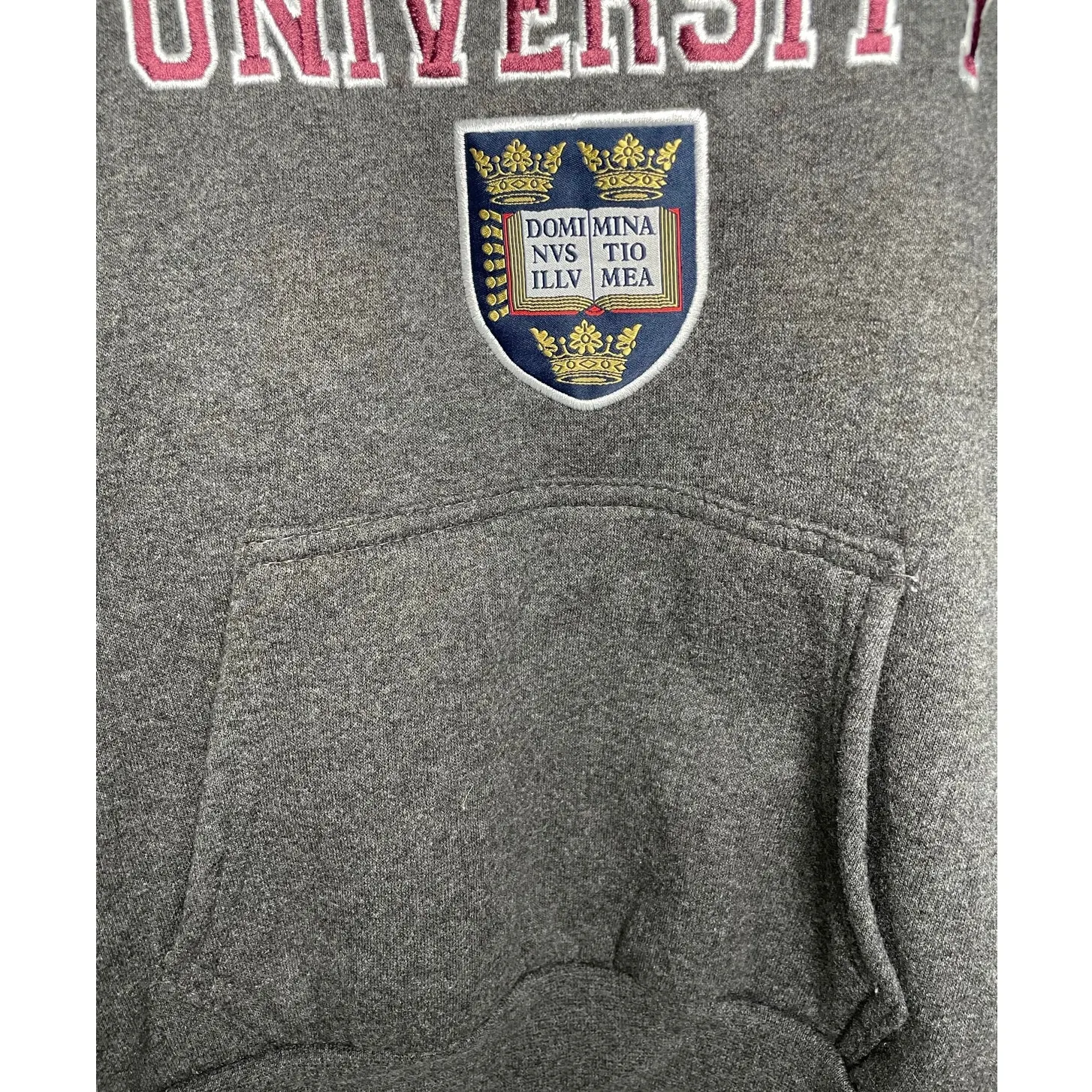 Oxford University hoodie, Size Medium‎ Gray - Image 3