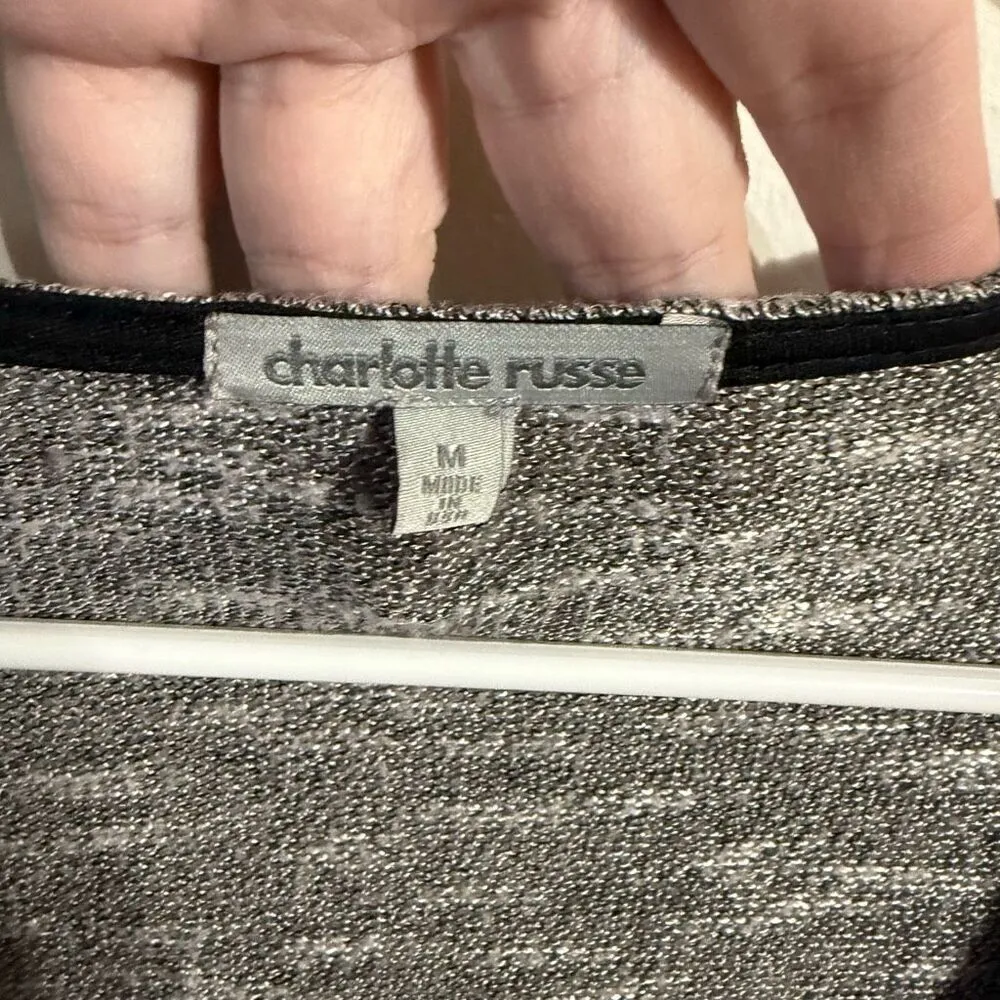 Charlotte Russe women’s size medium open‎ front cardigan ￼ - Image 3