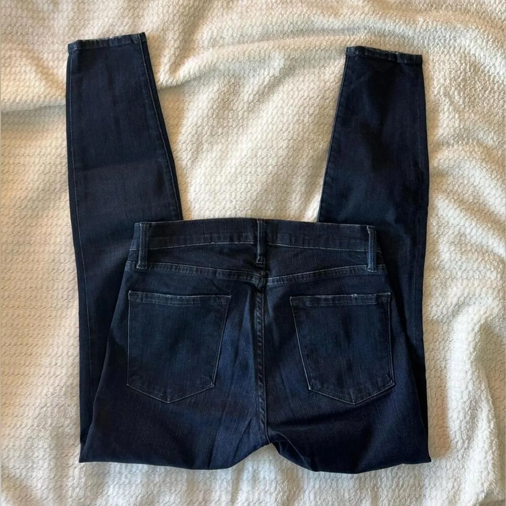 FRAME Le Skinny de Jeanne Crop Jeans - Dark Wash - *small flaw* - Image 2