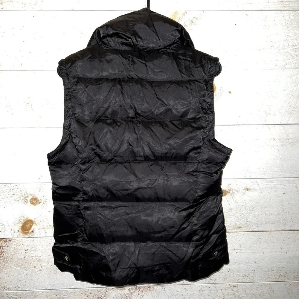 EXPRESS Women’s Black Down Blend Puffer Vest Size S - Image 2