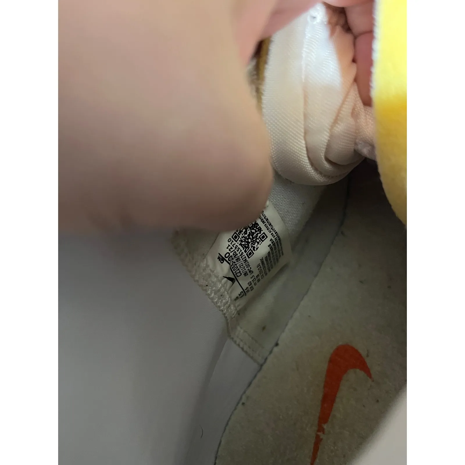 Nike Blazer‎ Mid 77 Vintage Womens Size 8.5 White Black CZ1055 100 Sneakers Shoe - Image 8