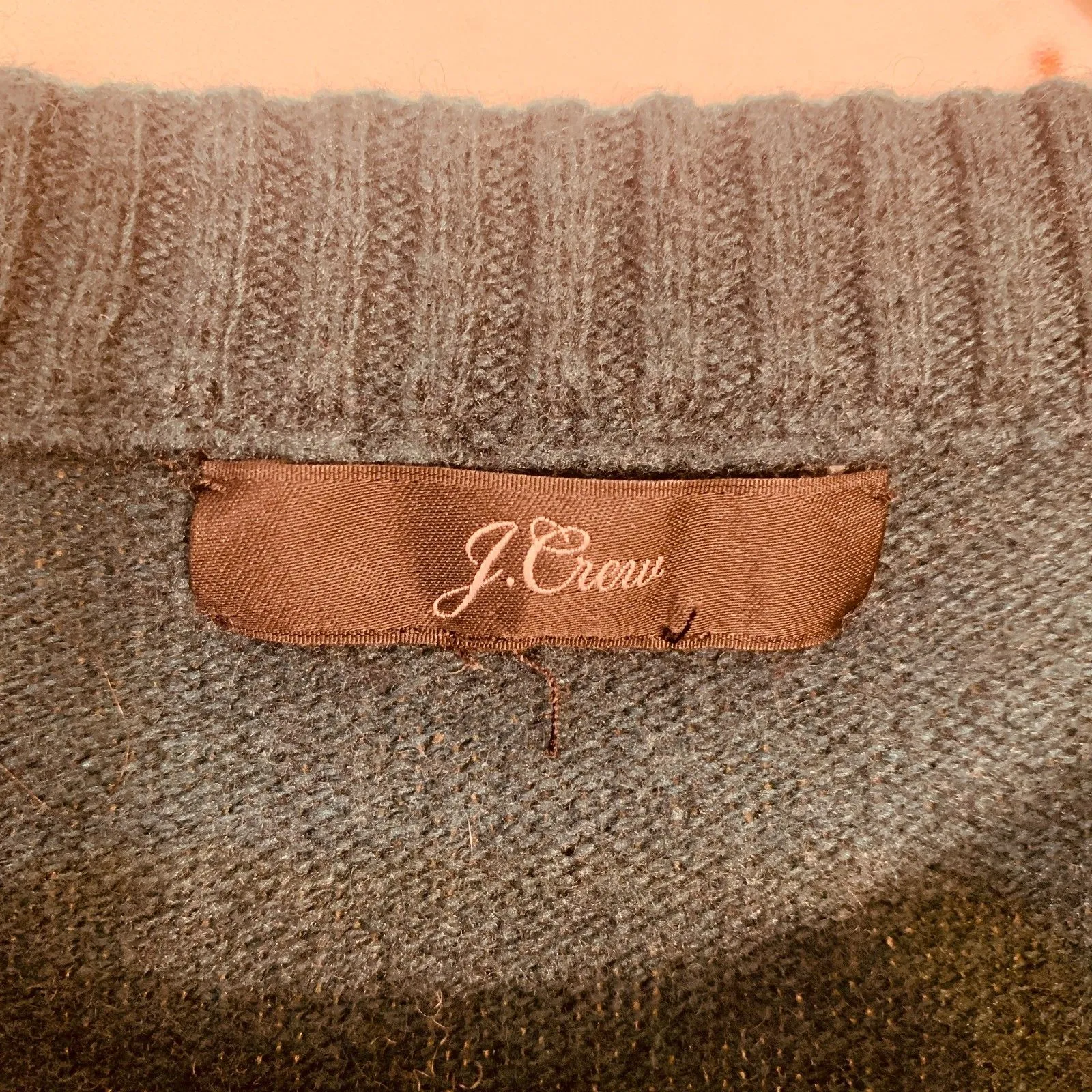 J. Crew Lambs Wool Blend Jewel Shoulder Sweater Emerald Green Women’s Small - Image 4