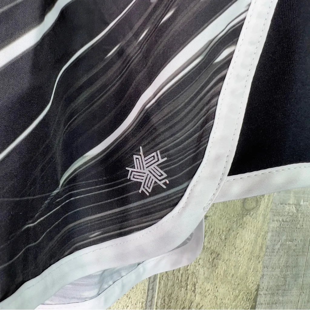 Tek Gear Dry Tek Size Large Black Gray White Shorts With Liner - Image 3