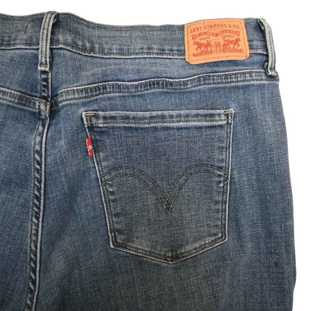 Levi's 505 Straight Embroidered Jeans Womens 33 - Image 7