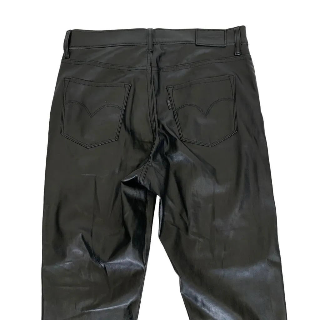 Levis 720 High Rise Skinny Pants 28 Black Ankle Slim Chic Stretch - Image 7