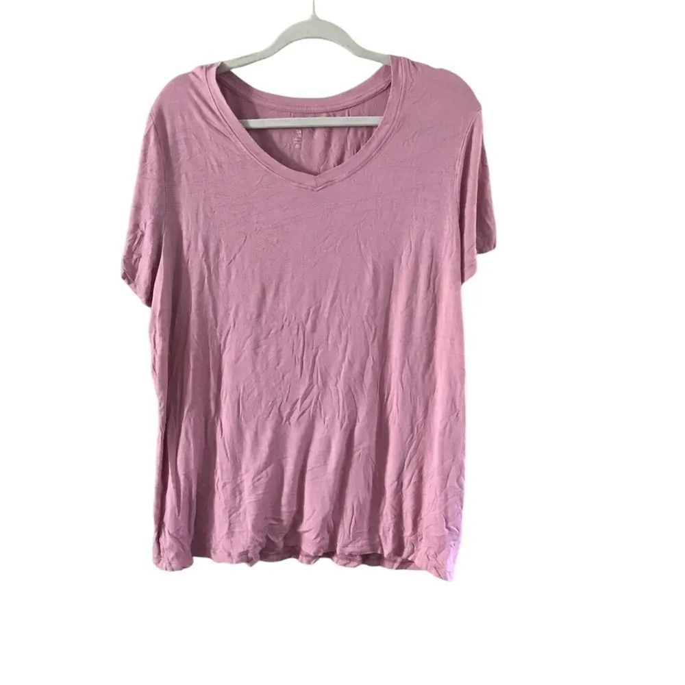 Just Be Size 3X V Neck Short Sleeve Tee - Image 5