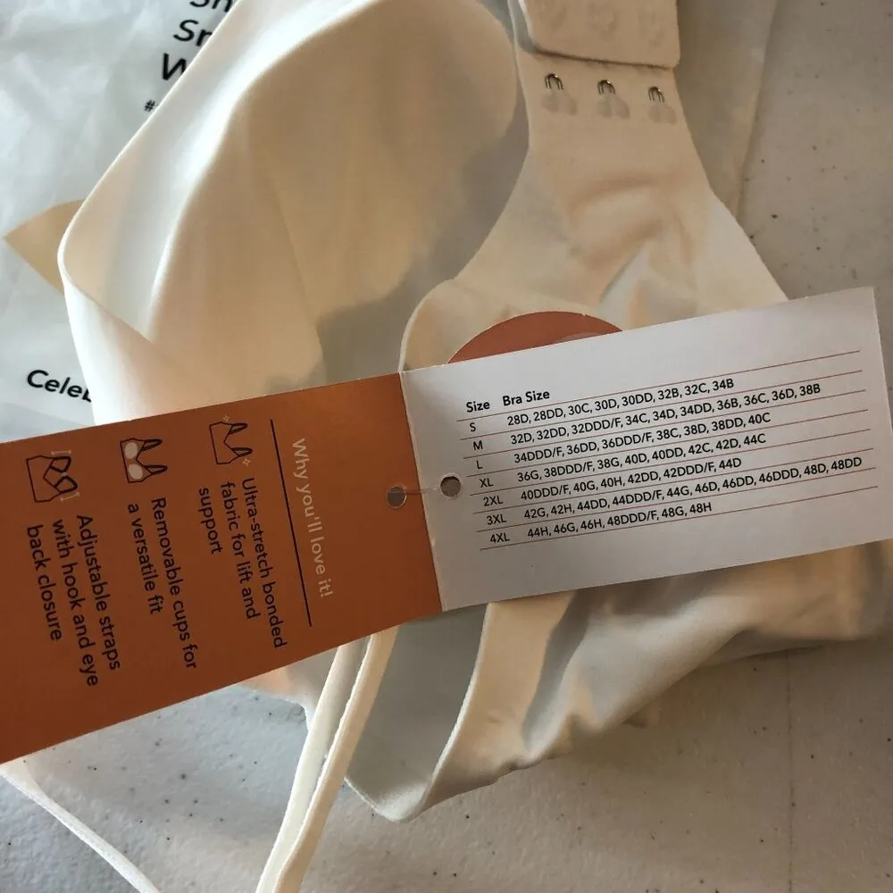 Shapermint Smoothing Comfort Wireless Bra White M Size M - Image 4