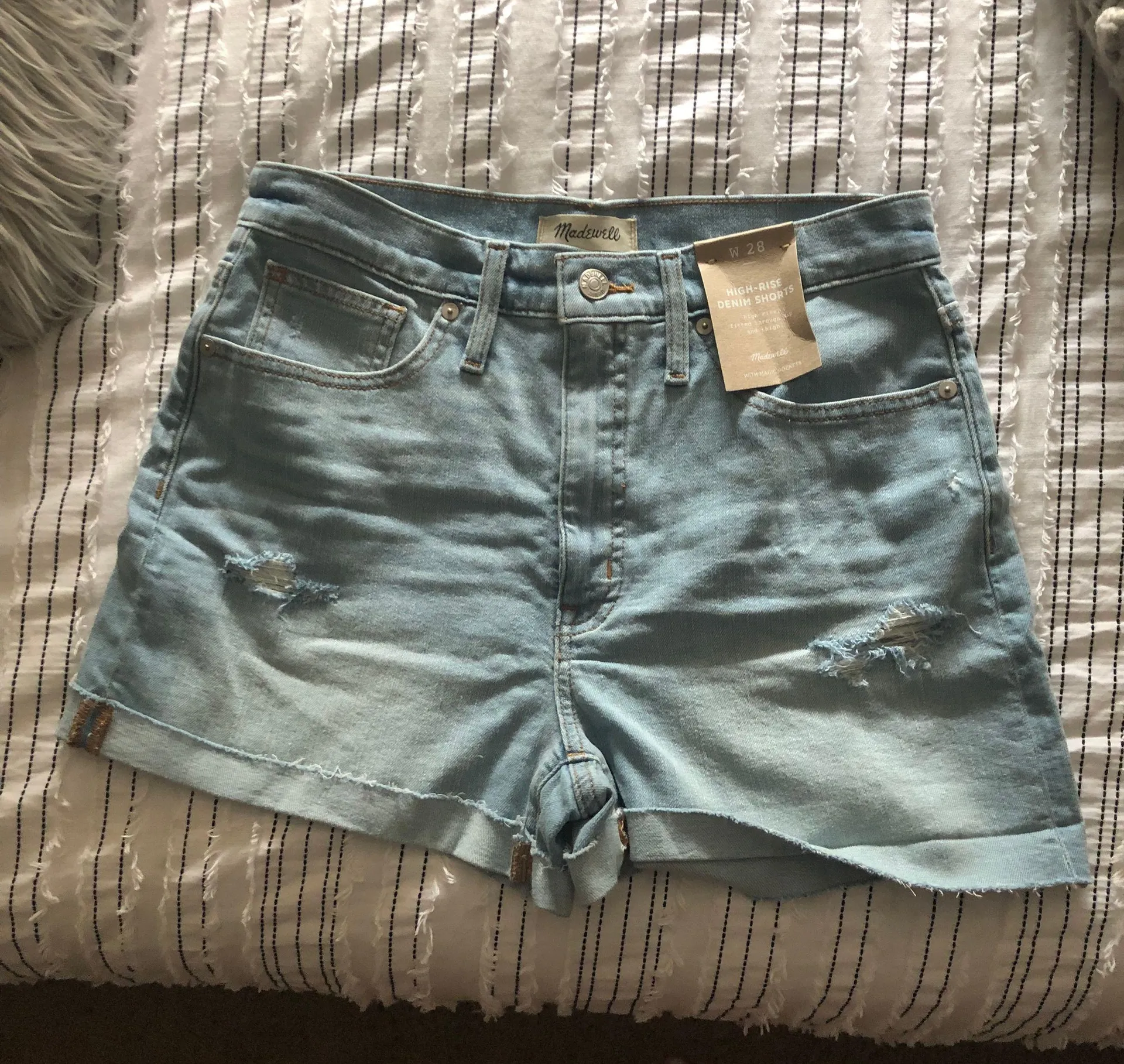 Madewell High Rise Jean Shorts - Image 2