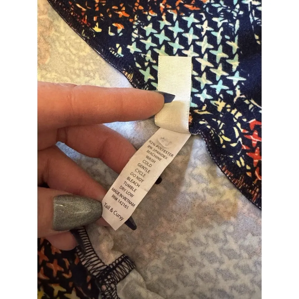 Lularoe Women’s Colorful Leggings Size‎ TC Tall & Curvy Loungewear - Image 6