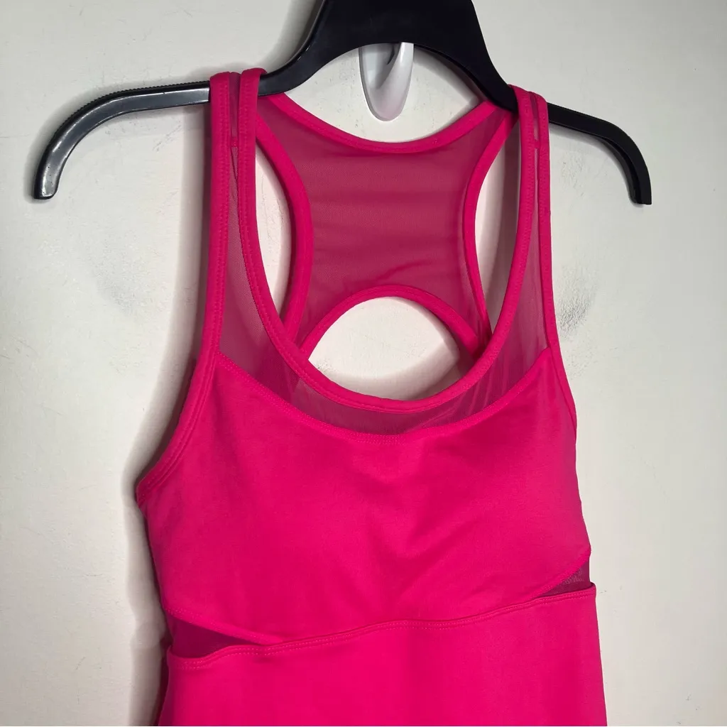Fabletics Tropez Dress magenta hot pink Barbiecore women’s size‎ small casual - Image 4