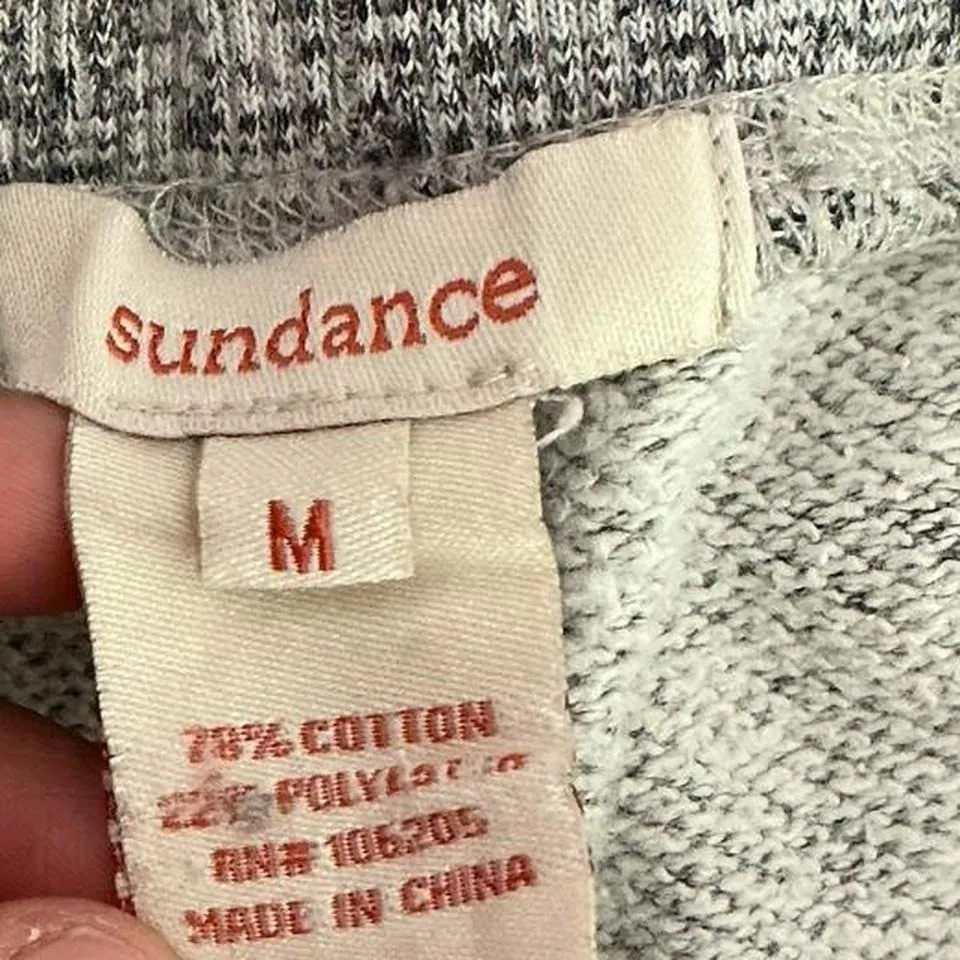 Sundance Heather Gray Side Stripe Cotton Blend Jogger Pants -‎ Medium - Image 3