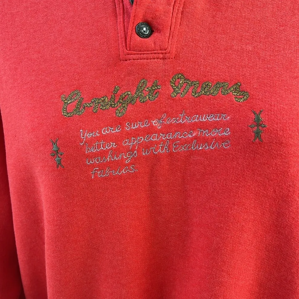 Vintage Red sweater in good condition. Minor signs of wear. - Image 3