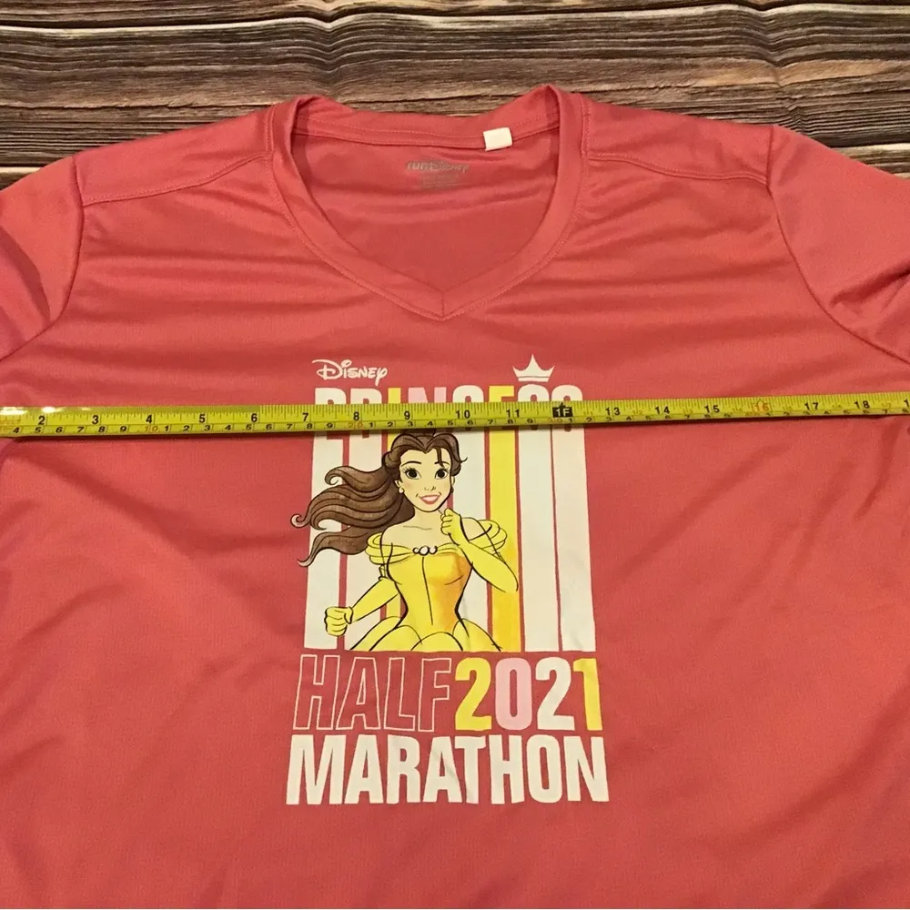 Walt Disney World run disney princess half marathon 2021 Bella woman’s shirt M - Image 6