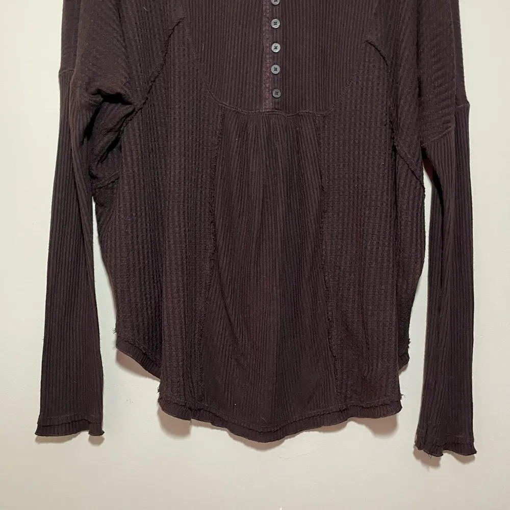 Free People Leo Henley Thermal Top - Image 3