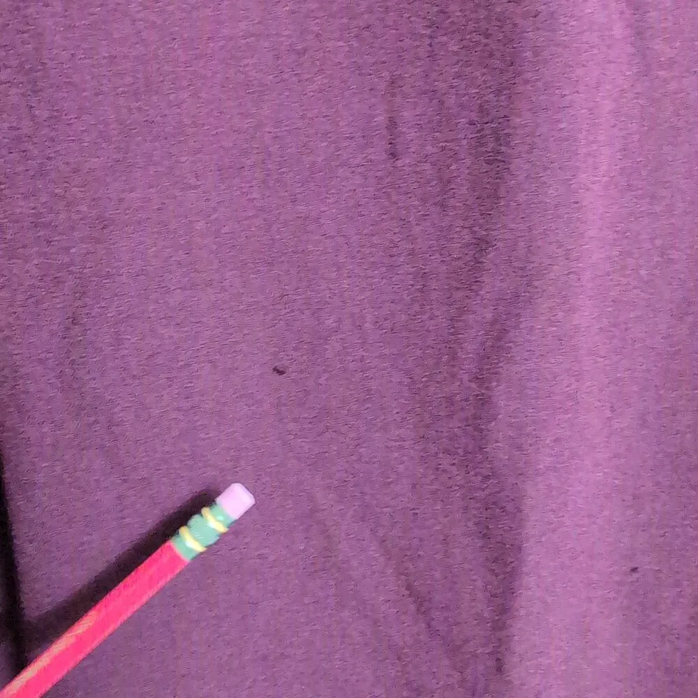 MM LaFleur Eggplant Sheath Dress Crew Neck 3/4 Sleeves Pockets Back Zip Size 14 - Image 6