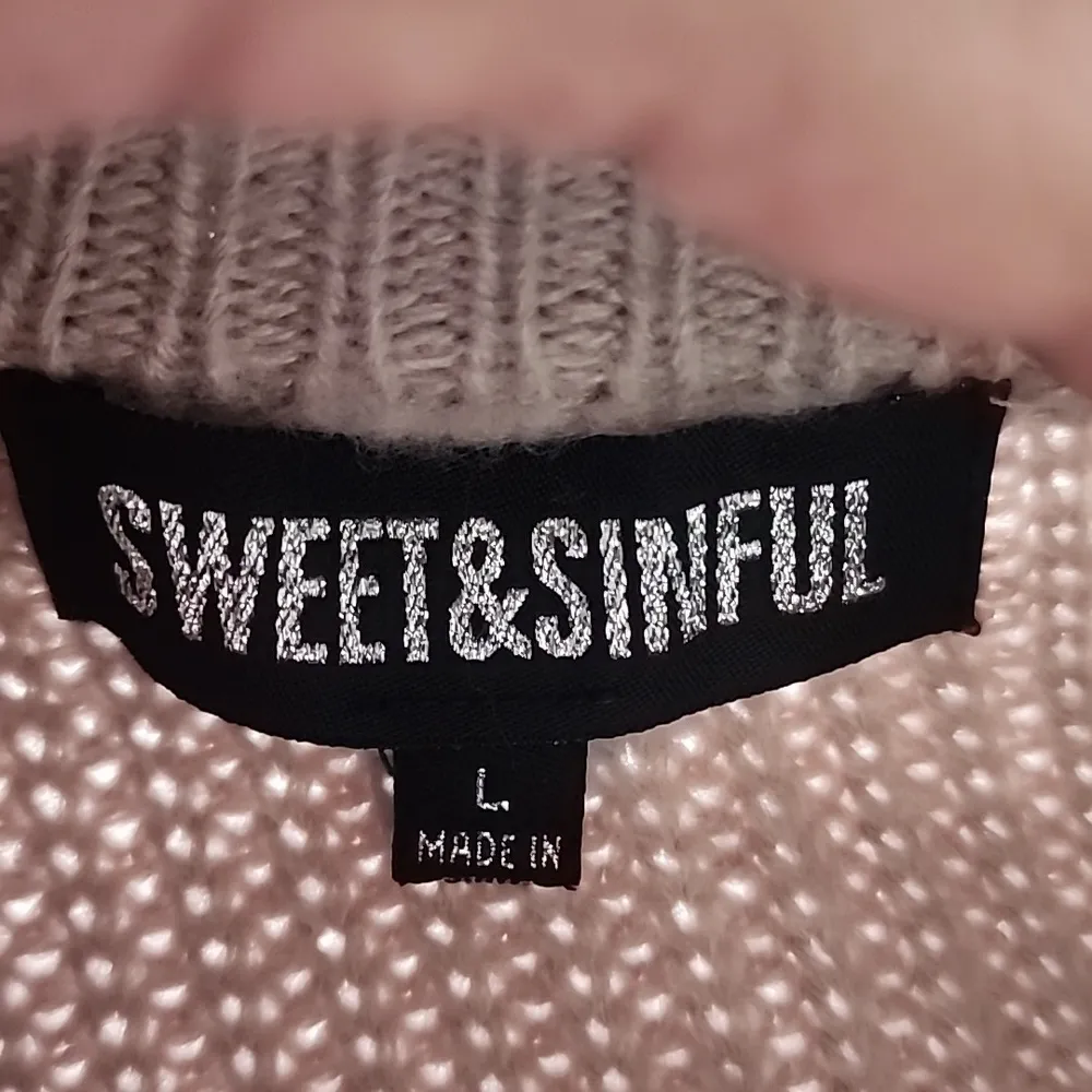 Sweet & Sinful Comfy Distressed Cut out Sweater - Image 7