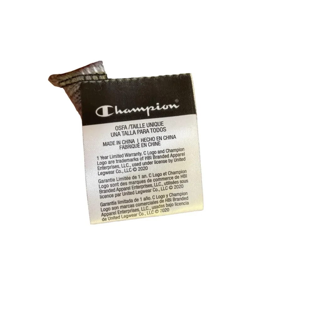 Unisex Champion Beanie Hat One Size Gray Black - Image 3