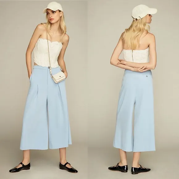 Anthropologie Elliatt Zirconia Wide-Leg Pants Large NWT - Image 2