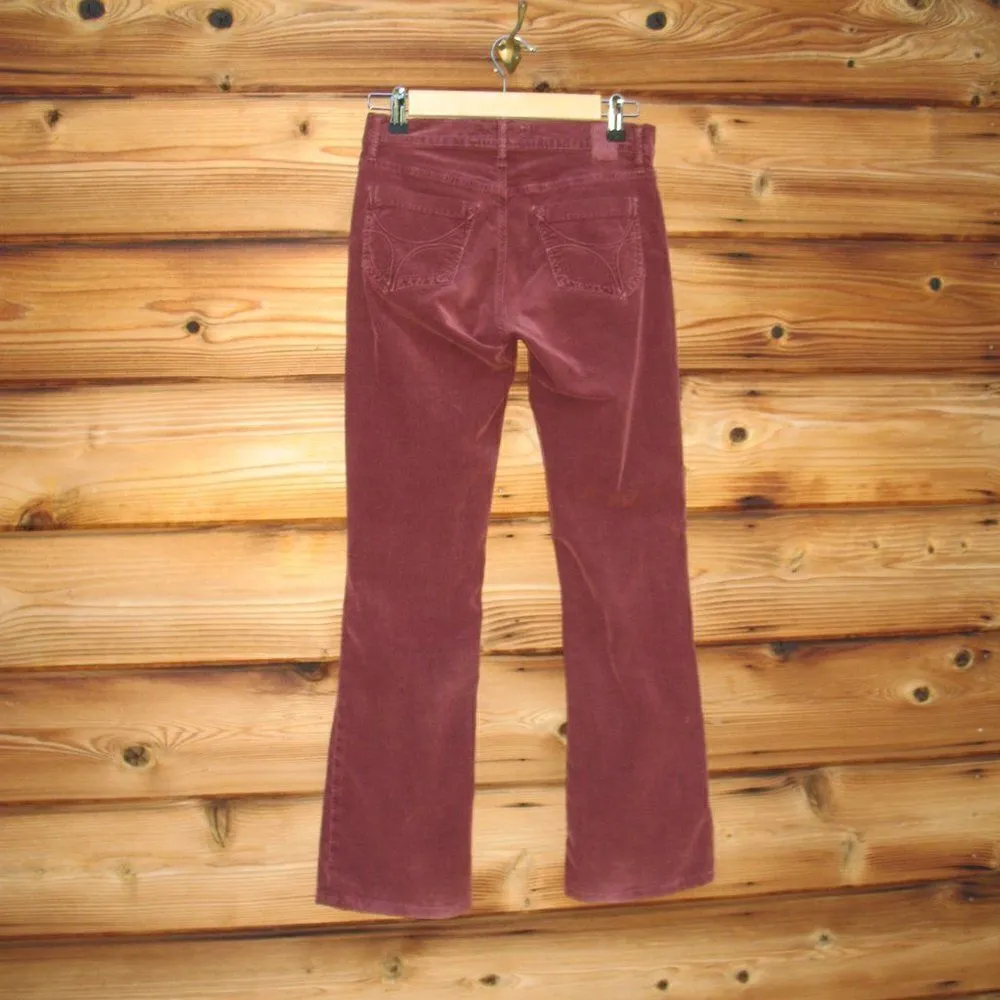 Goldsign Boot Cut Corduroys Pants Jeans Red Size 25 - Image 5