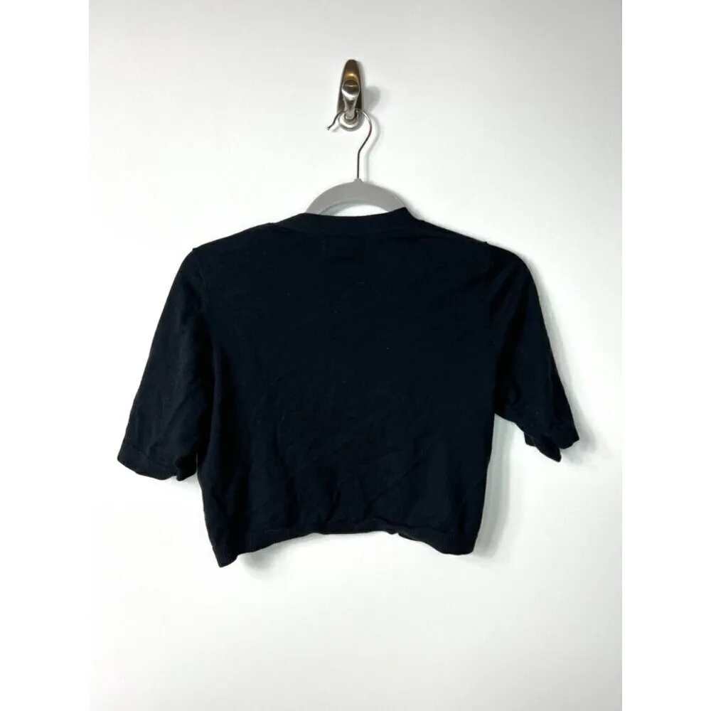 Fresh‎ produce black short cardigan women’s small - Image 7