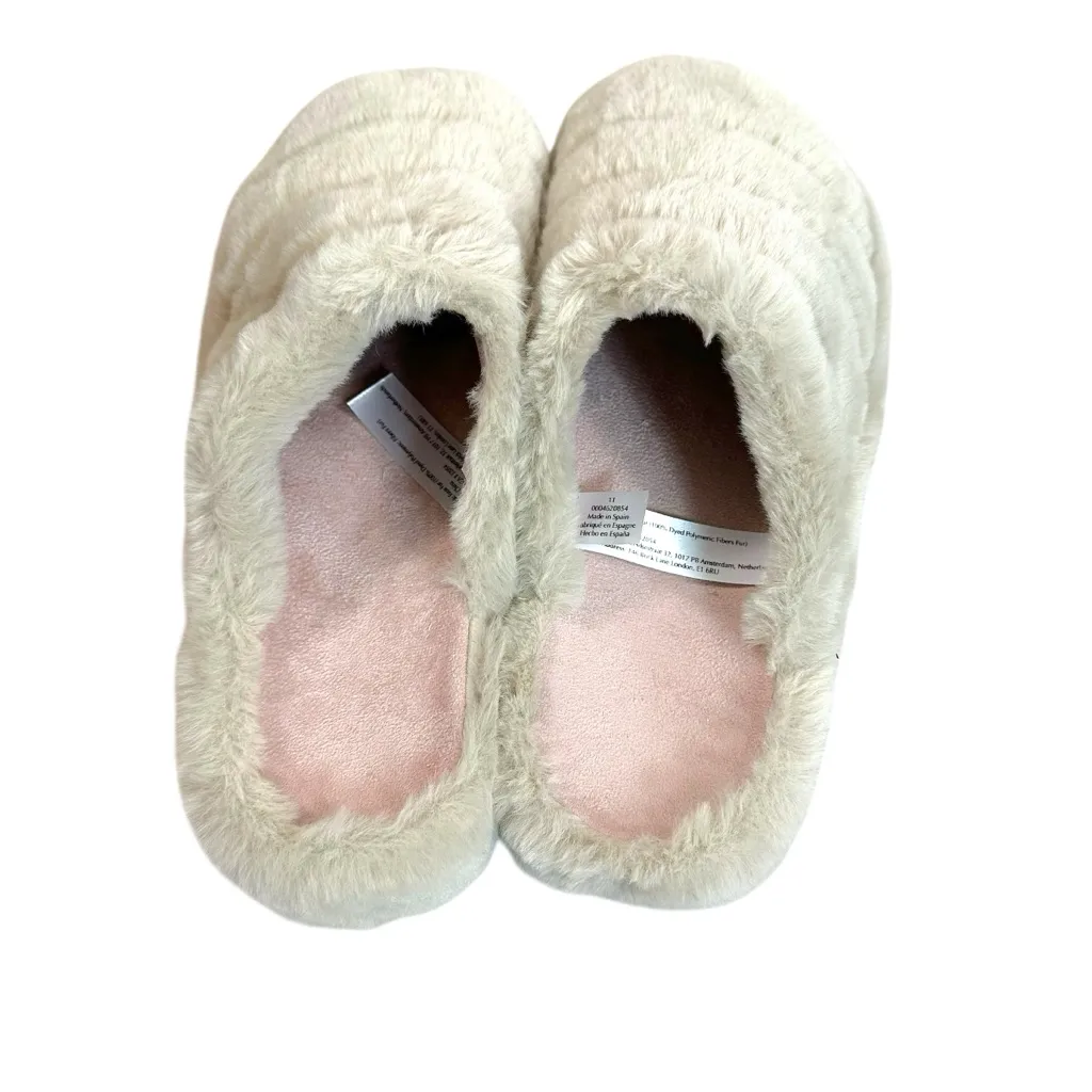 Free People It's A Vibe Platform Slippers in Polar Bear NIB NWT Size 11 Chunky - Image 9