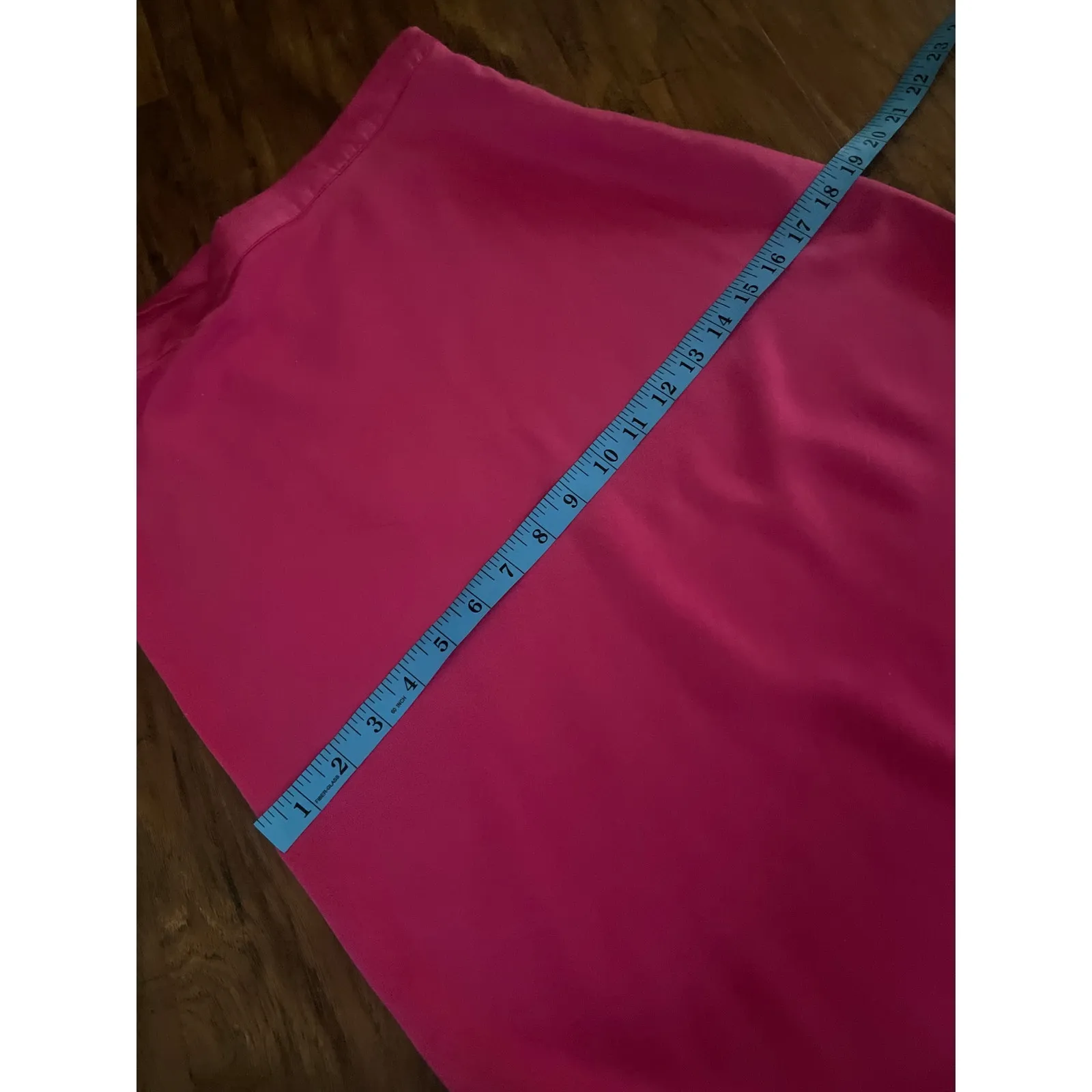 FRENCH CONNECTION Satin Midi Slip Skirt Hot Pink Size 2 Bright Fuchsia XS - Image 6