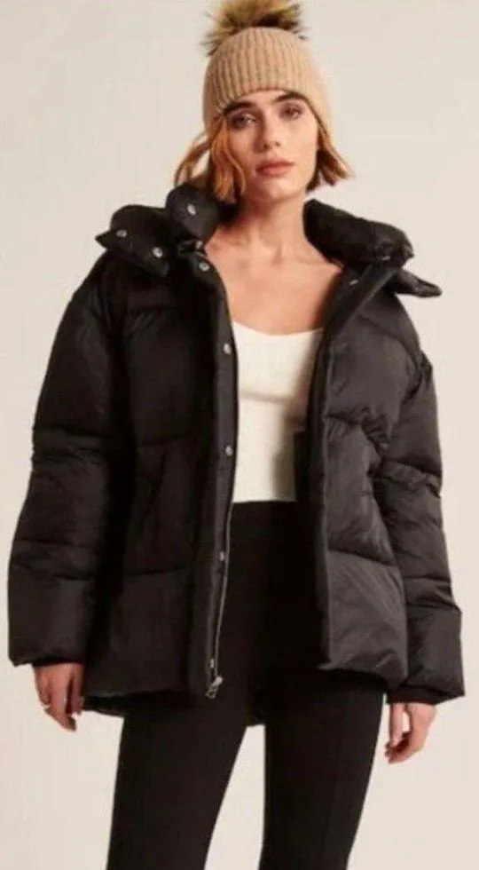 Abercrombie & Fitch Puffer Hooded Coat - Image 3