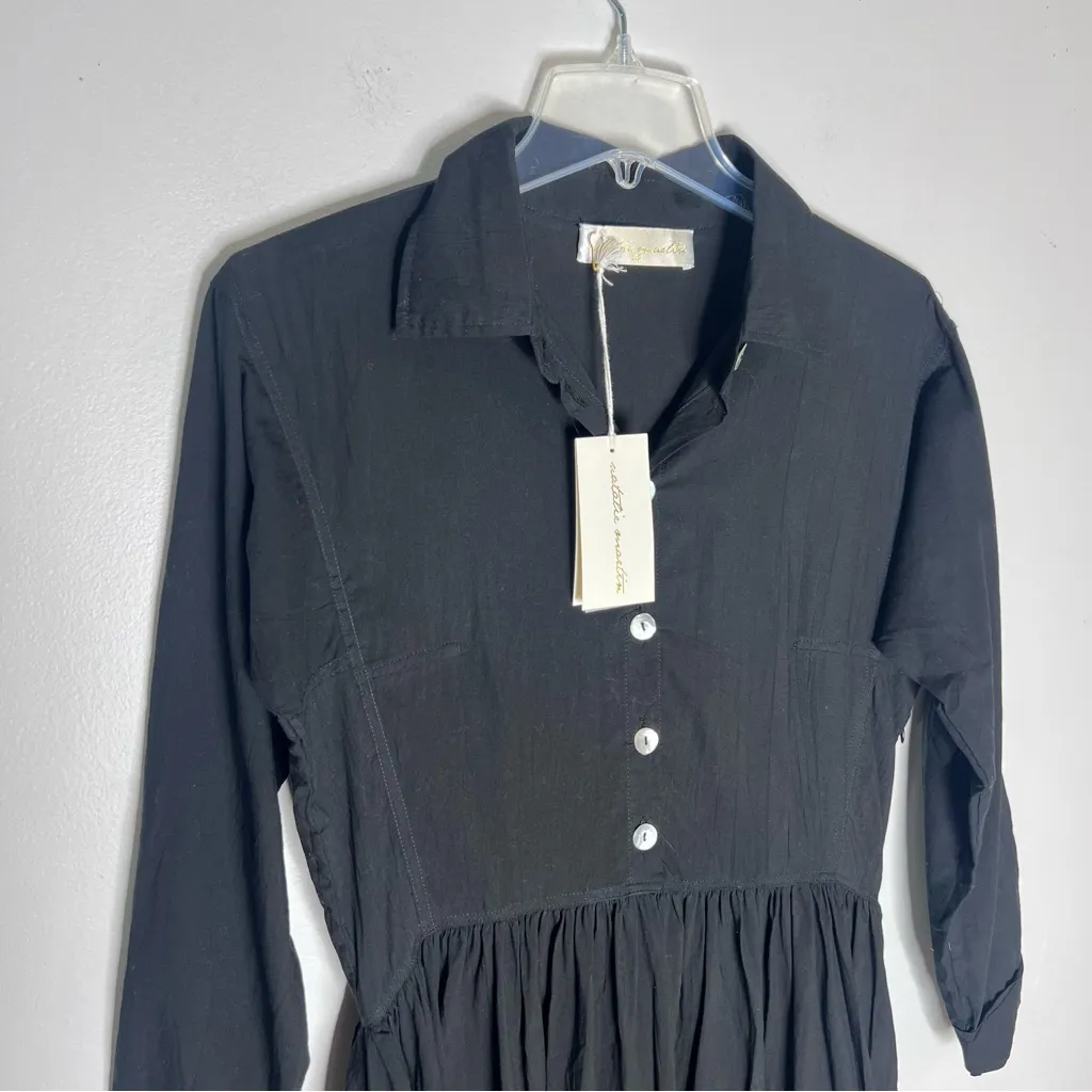 NEW Natalie Martin Heath Maxi Dress Black Sz XS - Image 2