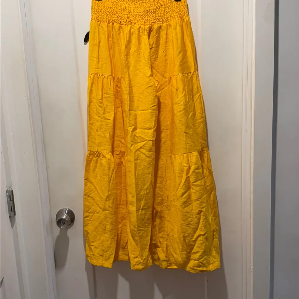 Nwot coolest pants ever size small. Will fit small/med. extremely cool and wide! Yellow - Image 4