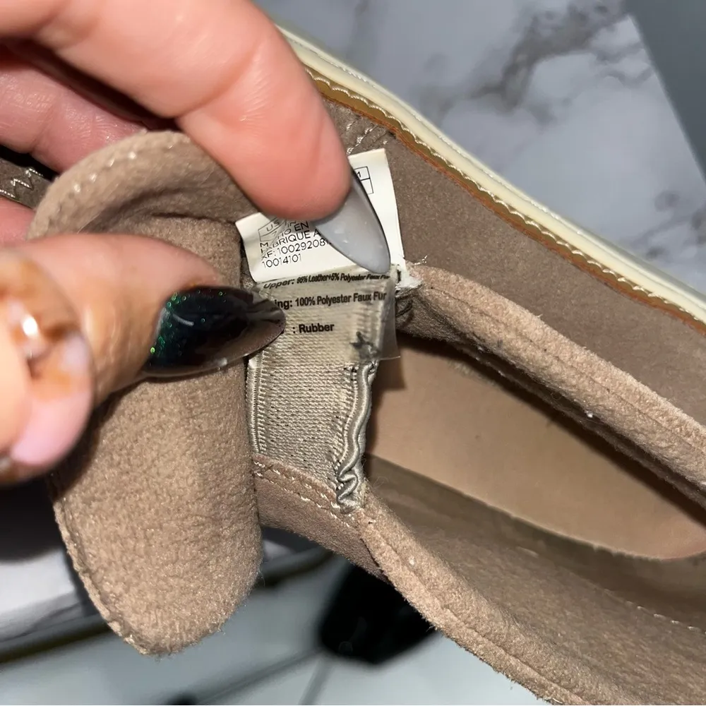 TOMS Paxton Ankle Sneaker Light‎ Taupe Suede Size 7 Casual Comfy Slip On Cushion - Image 7