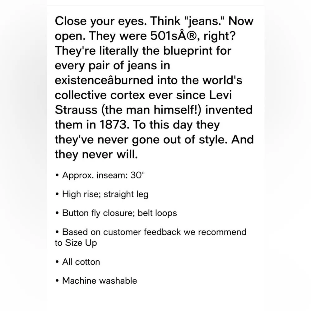 NEW Levi’s 501 Jeans High Rise Straight Leg White Tie-Dye Button Fly Womens 29 - Image 7