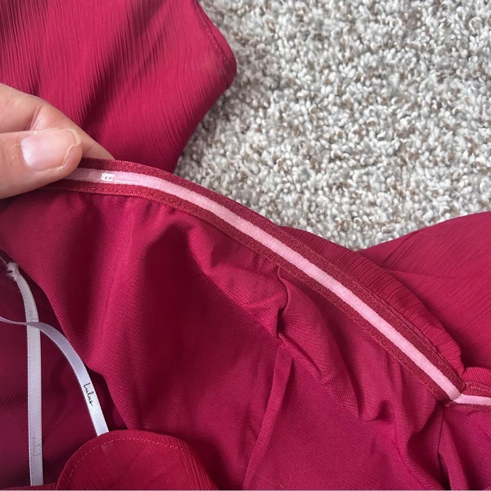 Lulu’s Absolute Romance Burgundy Off-the-Shoulder Maxi Dress Bridesmaid Formal - Image 5